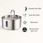 Fontaine à eau pour chat avec système de filtration